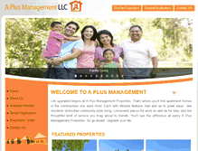 Tablet Screenshot of aplusmanagementllc.com